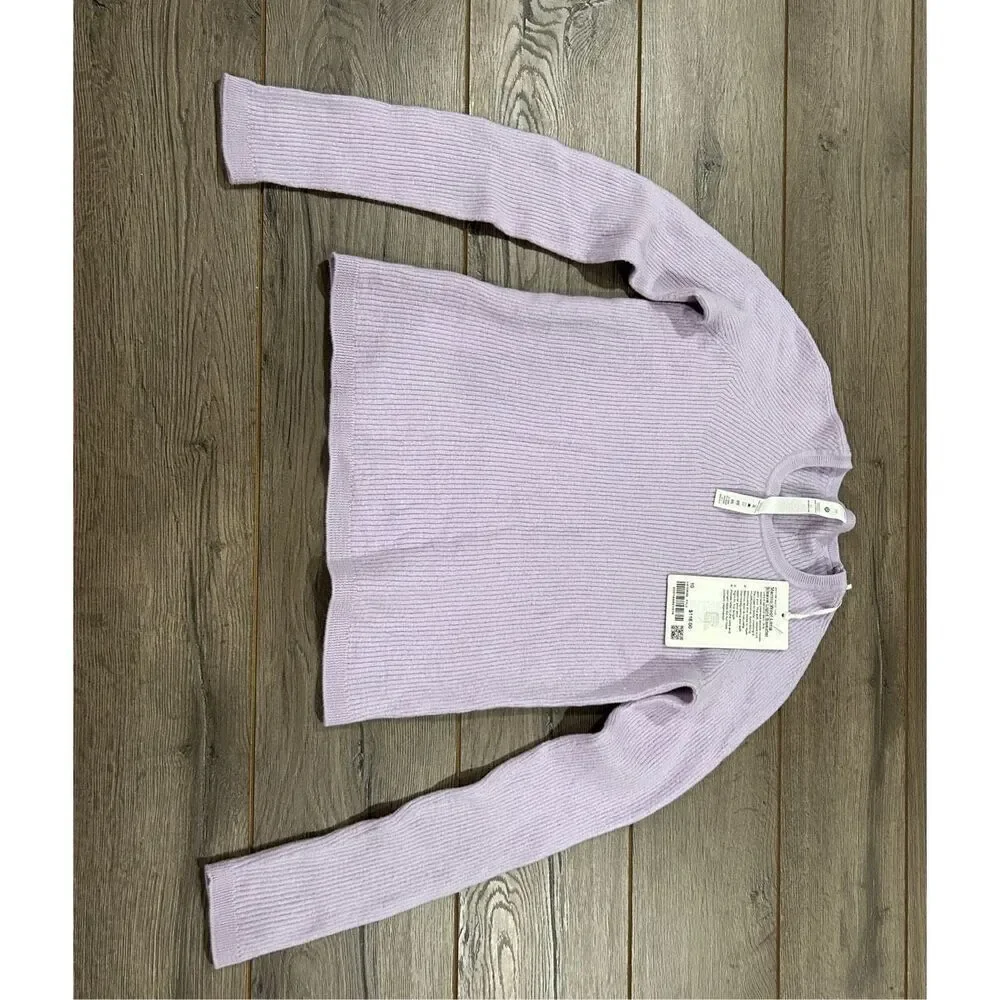 Lululemon Sweaters  Merino Wool Long Sleeve Light Sweater Sz 10